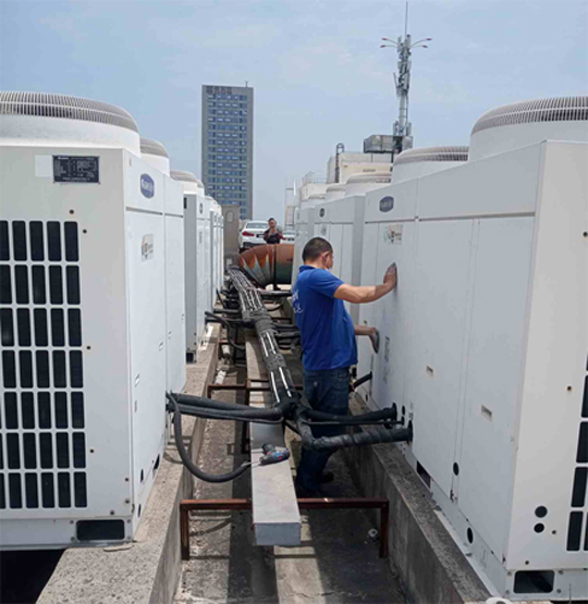 滁州市中央空调制热和不制冷系统维修方法